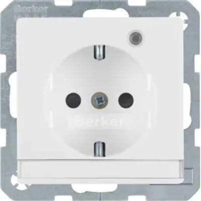 Produktbild von Berker 41106089, Typ F, Weiß, 250 V, 16 A, 50/60 Hz