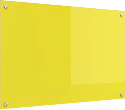 Immagine prodotto di Schienale da cucina Giallo 90 x 60 cm vetro temperato