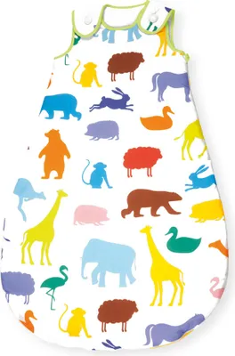 Produktbild von Schlafsack 'Happy Zoo', Sommer, 130 cm