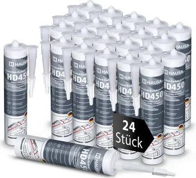 Produktbild von Hausa Kautschuk Dachdichtstoff HD450 Transparent 24x 300ml