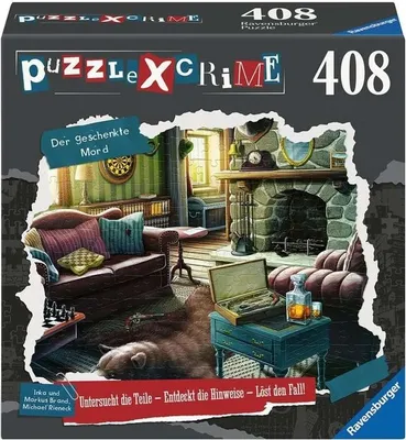 Obrázok produktu pre Ravensburger Puzzle X Crime: The Gift of Murder (264 dielikov) - Ravensburger 17562 - (Počet dielikov puzzle / až 500 dielikov)