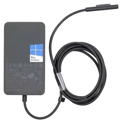 Produktbild von Microsoft Surface 65W Power Supply, EU, Drinnen, AC, 1,7 m, Schwarz