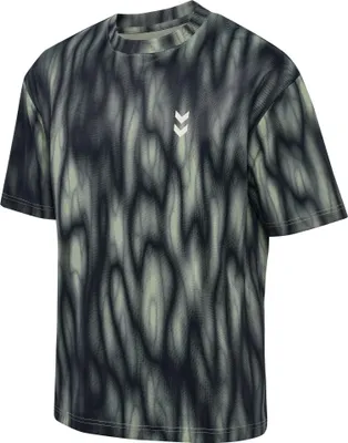 Image de Hummel Hmlhiit Aop Loose T-Shirt S/S - seagrass, taille:L