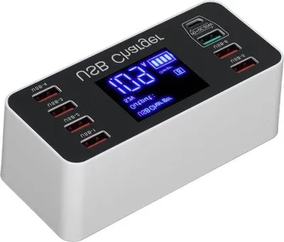 Image de Chargeur USB multiport de voyage 40 W, 8 A, 8 ports