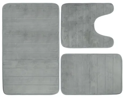 Produktbild von Rutschfeste Badmatte Set von 3 Stück