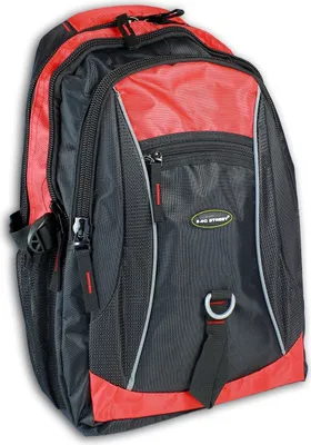 Immagine prodotto di Borsa Street Nylon Zaino Uomini Donne Borsa sportiva Nero Rosso 31x20x45 OTJ6540R