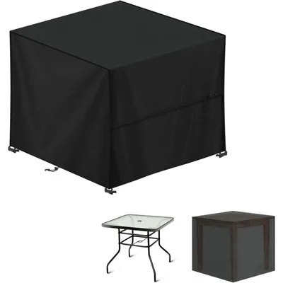 Productafbeelding van Afdekhoes voor tuinmeubels, 80x80x80 cm, waterdicht, gemaakt van 420D Oxford-stof, beschermhoes