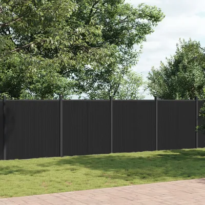 Obrázek produktu pro Maison Exclusive – plotový díl šedý 872 x 186 cm (WPC)