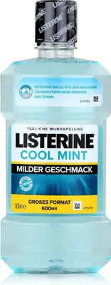 Produktbild von Listerine Cool Mint Mild 600ml - Für Kinder ab sechs Jahren geeignet (1er Pack)