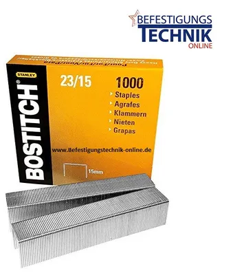 Image de Bostitch 23-15-1M Agrafes pour HD-12F HD-23L17 HD-3D B310HDS 00540 KL-23