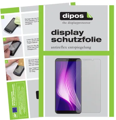 Produktbild von 2x Schutzfolie für Cubot Nova (2018) matt Displayschutzfolie Display Schutz