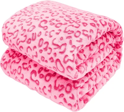 Obrázok produktu pre Teplá deka z fleece, 150x200 cm, ružová, vhodná do postele