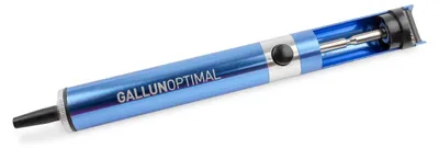 Produktbild von GALLUNOPTIMAL professionelle Entlötpumpe Ganzmetallgehäuse in blau mit ESD Teflo