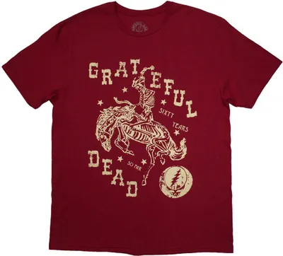 Obrázek produktu pro Grateful Dead - Tričko s potiskem na zádech pro muže/dámy Uni RO13088 (M) (Red)