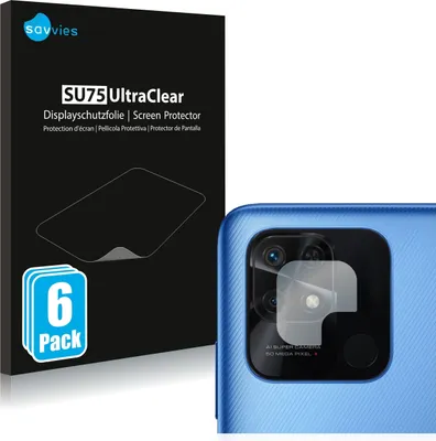 Produktbild von 6x Für Xiaomi Redmi 10C (NUR Kameraschutz) Schutzfolie Savvies Displayschutz Display Schutz Folie Klar Transparent