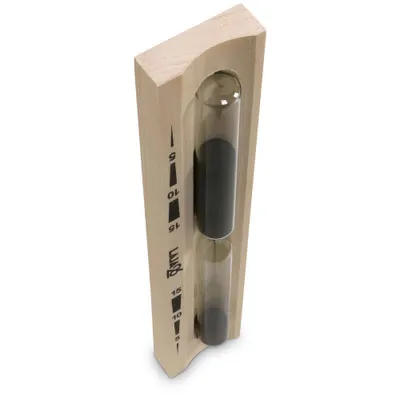 Produktbild von LaJa26 Sauna Sanduhr ''Konkav'' schwarzer Sand