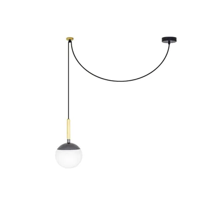 Zdjęcie produktu dla Moja szara lampa wisząca H35 1 żarówka