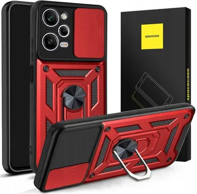Obrázok produktu pre Puzdro na telefón SPACECASE Camring pre Poco X5 Pro/Note 12 Pro Red