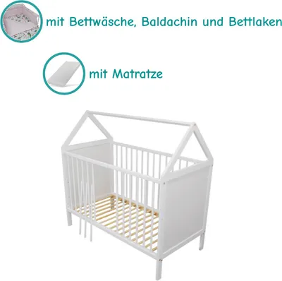 Immagine prodotto di Need Sleep culla multifunzionale Jan con materasso e biancheria da letto