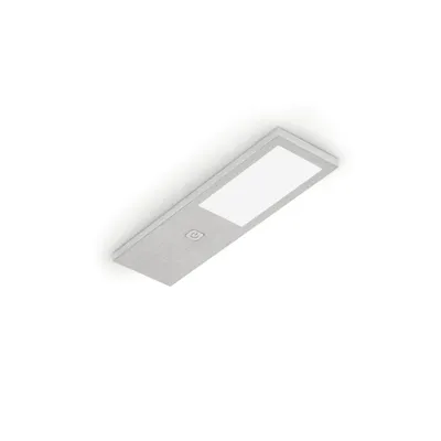 Produktbild von Livello LED, Leuchte, Einzelleuchte mit Schalter, alufarbig