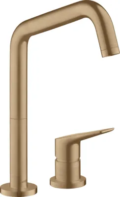 Immagine prodotto di hansgrohe AXOR Citterio M DN 15 Mitigeur monocommande de cuisine 2 trous 240 avec bec pivotant, 34820140, 34820140