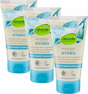 Obrázek produktu pro 3 x alverde přírodní kosmetika - Aqua mycí gel z mořských řas (3 x 150 ml)