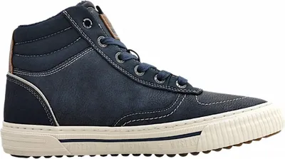 Imagen del producto de Zapatos deportivos para hombre Mustang, modelo con cordones, color azul, ideales para uso diario