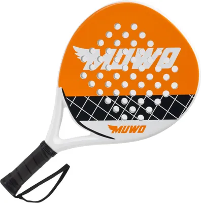 Produktbild von MUWO Padel-Set "Bilbao" | Padelschläger + Tasche | Fiberglas-Rahmen & EVA-Kern | Rundform für optimale Kontrolle | MW-269