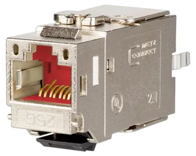 Produktbild von METZ CONNECT 25Gmodul, RJ45-Keystone-Modul