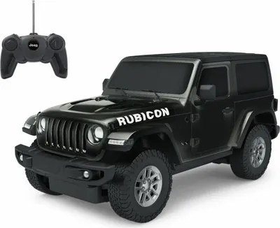 Produktbild von Jeep Wrangler JL 1:24 schwarz 27MHz