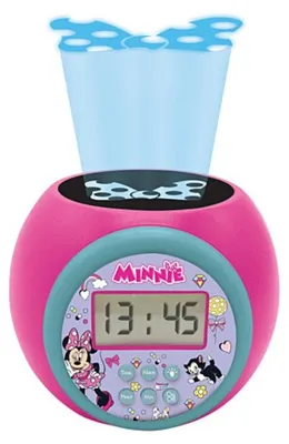 Obrázek produktu pro Budík Disney Minnie Mouse s projektorem a časovačem - ideální pro děti