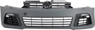 Produktbild von Zderzak przedni do VW Golf 6 Mk6 VI 2008-2013 Kratka świateł przeciwmgielnych Look LED