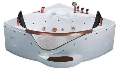 Image de Baignoire bien-être Whirlpool Baignoire d'hydromassage Baignoire confort 150x150 cm