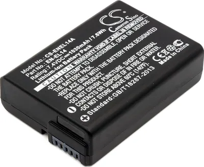 Obrázok produktu pre TECHTEK Batéria kompatibilná s [NiKon] Coolpix P7000, Coolpix P7100, Coolpix P7700, Coolpix P7800, D2H, D2Hs, D2X, D2Xs, D3, D3100, D3100 DSLR, D32
