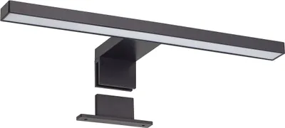 Produktbild von Oktaplex Java LED Spiegelleuchte IP44 230V Wandlampe 3000K warmweiss Spiegellampe schwarz