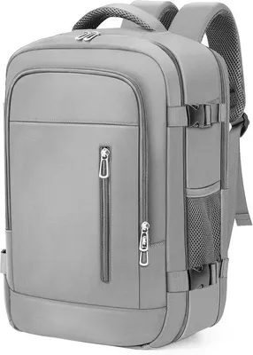 Productafbeelding van Famanu handbagage, 40x20x25 cm, geschikt voor Ryanair - Waterdichte rugzak in grijs