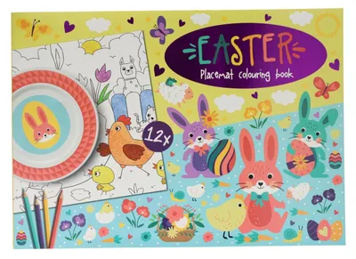 Image de Placemats Kleurboek Pasen, 12st.