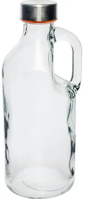 Produktbild von 1,1 L Glasflasche Zum Befüllen  Likörflaschen Essig-Öl Flaschen Schnapsflaschen Karaffe Wasserflasche Milchflasche
