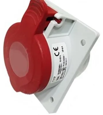Produktbild von PAWBOL B.1056 Tafelsteckdose 16A 5-polig 400V IP54 rot