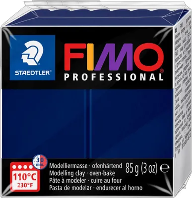Produktbild von Staedtler FIMO 8004-034, Knetmasse, Navy, 1 Stück(e), 1 Farben, 110 °C, 30 min
