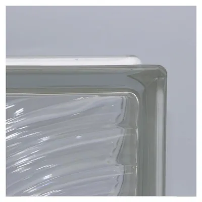 Produktbild von 6 Stück Glassteine Midarc SUPER White glänzend 19x19x8 cm