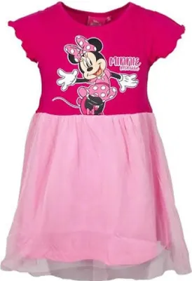 Produktbild von Disney Minnie Maus Kinder Mädchen Sommerkleid Kleid – Pink / 128