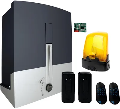 Image de Kit de motorisation pour portail coulissant CAME BXL ECO TOP, pour portails jusqu'à 400 kg, portée de 10 mètres, 24 V