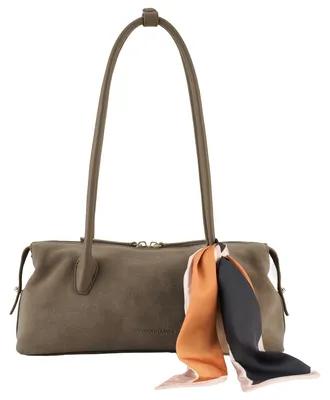 Produktbild von Les Visionnaires Hazel Baguette Cozy Scarf - Schultertasche 35 cm (khaki)