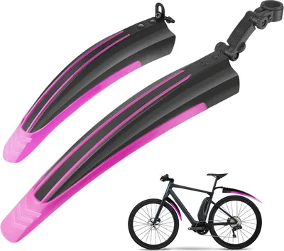 Produktbild von Fahrradschutzblechset, verstellbares universelles Rennrad für hinteres Fahrradschutzblech Mountainbike Fahrradschutzblech Zubehör für MTB Stadtfahrrad 20-26 Zoll Räder