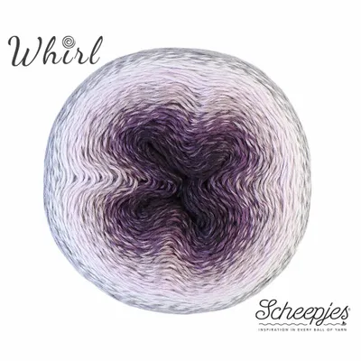 Produktbild von Scheepjes Whirl 215g - Farbverlaufs-Garn (758) Lavenderlicious