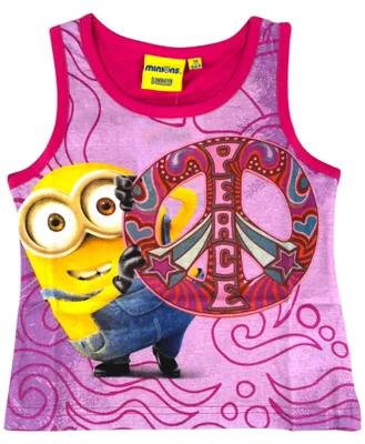 Produktbild von Tanktop Minions - Bob Dunkelpink 104 cm