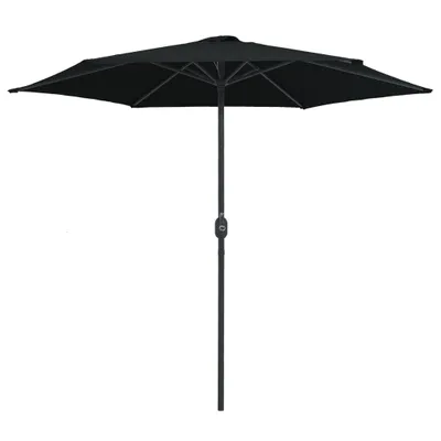 Immagine prodotto di Ombrellone da Giardino con Palo in Alluminio 270x246 cm Nero