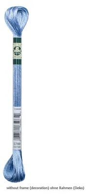 Produktbild von DMC Stickgarn Mouline Satin, Farbe 1008f - 799, 6 Fäden, 8 Meter
