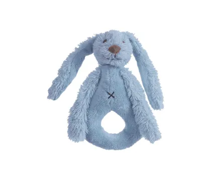Image de Happy Horse Hochet lapin Richie bleu foncé cadeau bébé